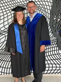 Michaela and Michael before the GSN graduation ceremony